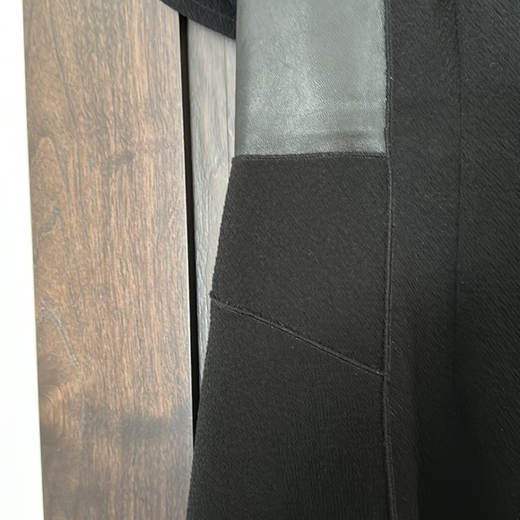 Rebecca Taylor black crepe and leather dress - Picture 11 of 17